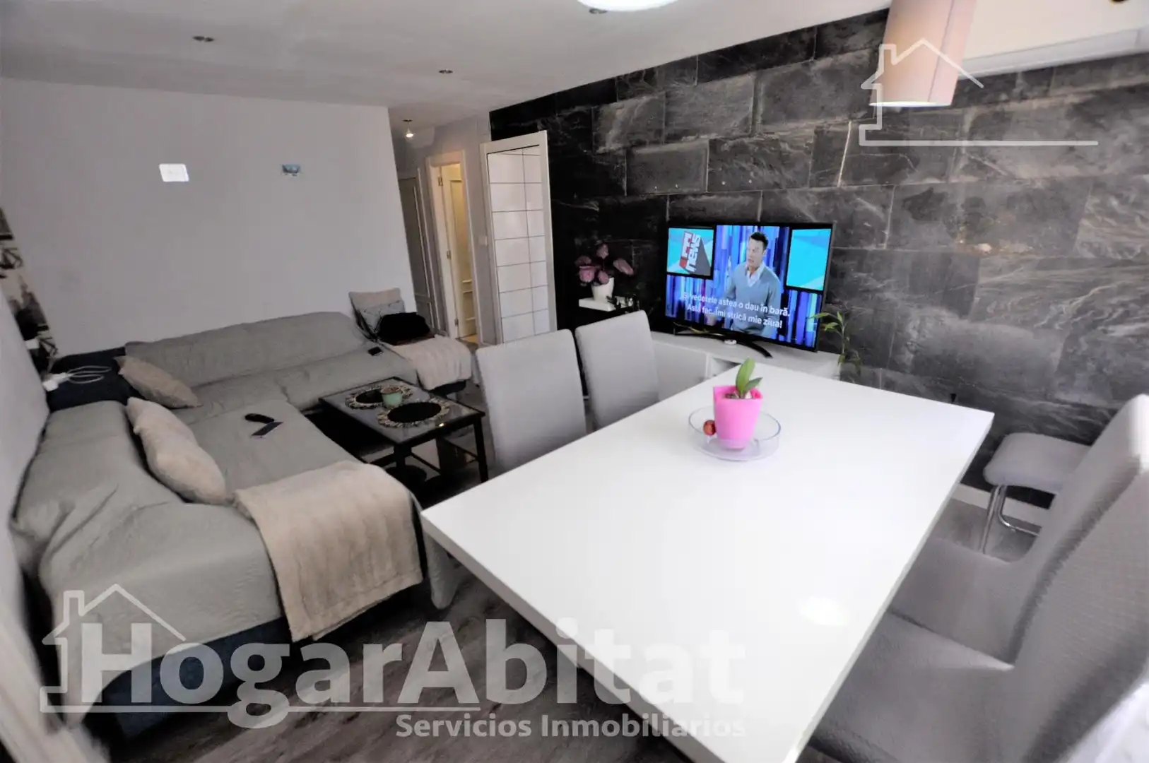Sala de estar de Piso en venta en  Valencia Capital con Aire acondicionado, Calefacción y Amueblado
