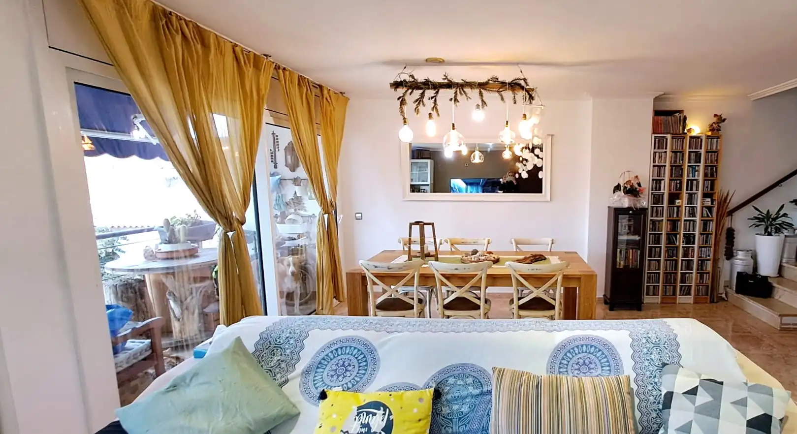 Comedor de Dúplex en venta en Malgrat de Mar con Aire acondicionado, Terraza y Amueblado