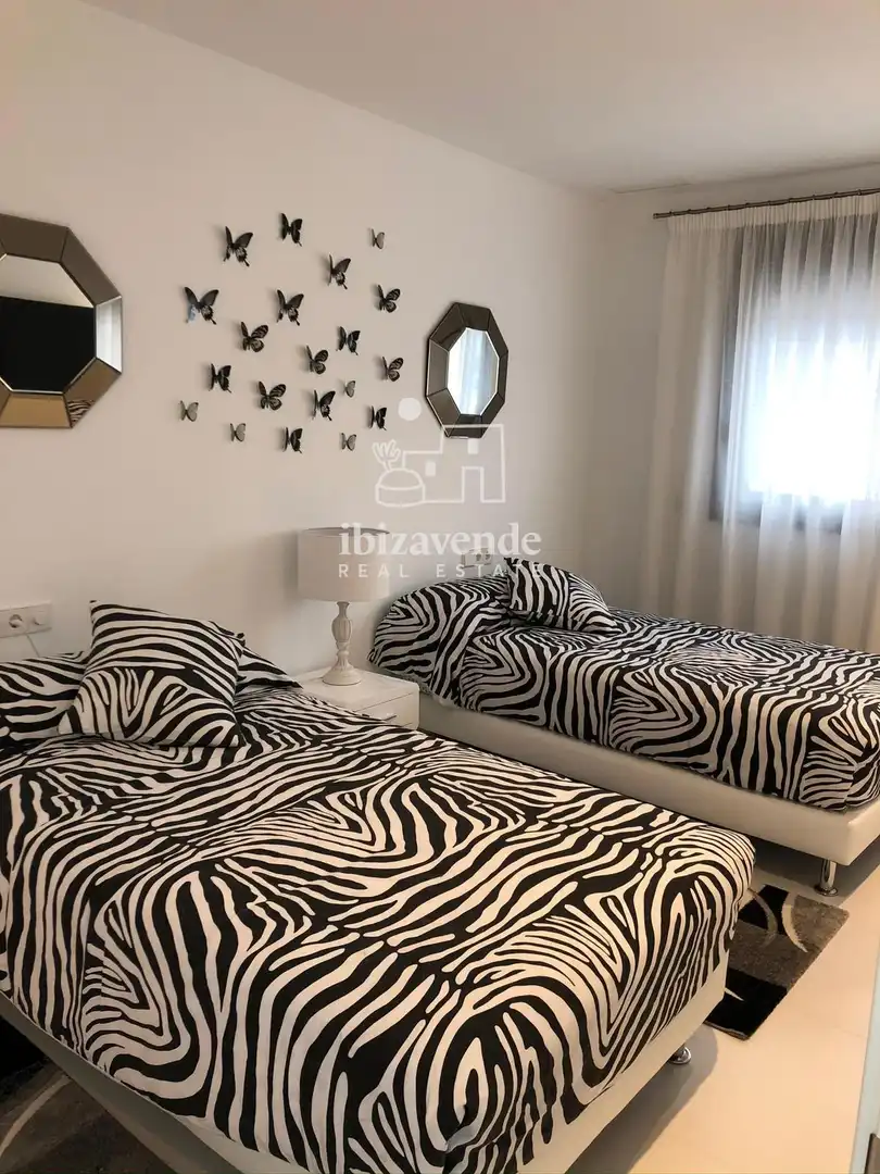 Habitación de Dúplex de alquiler en Santa Eulària des Riu con Aire acondicionado, Calefacción y Terraza