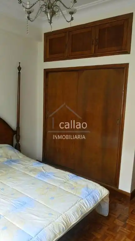 Bedroom of Flat for rent in Ferrol  with Heating, Furnished and Balcony