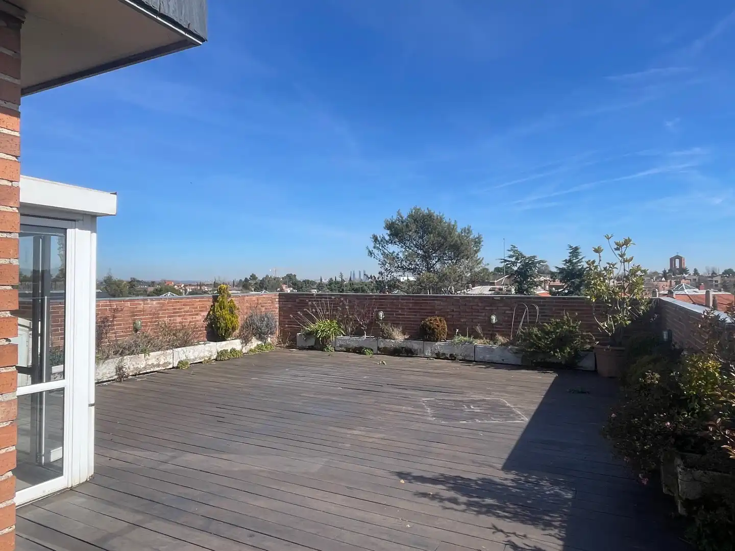 Terraza de Ático en venta en Pozuelo de Alarcón con Aire acondicionado, Calefacción y Jardín privado