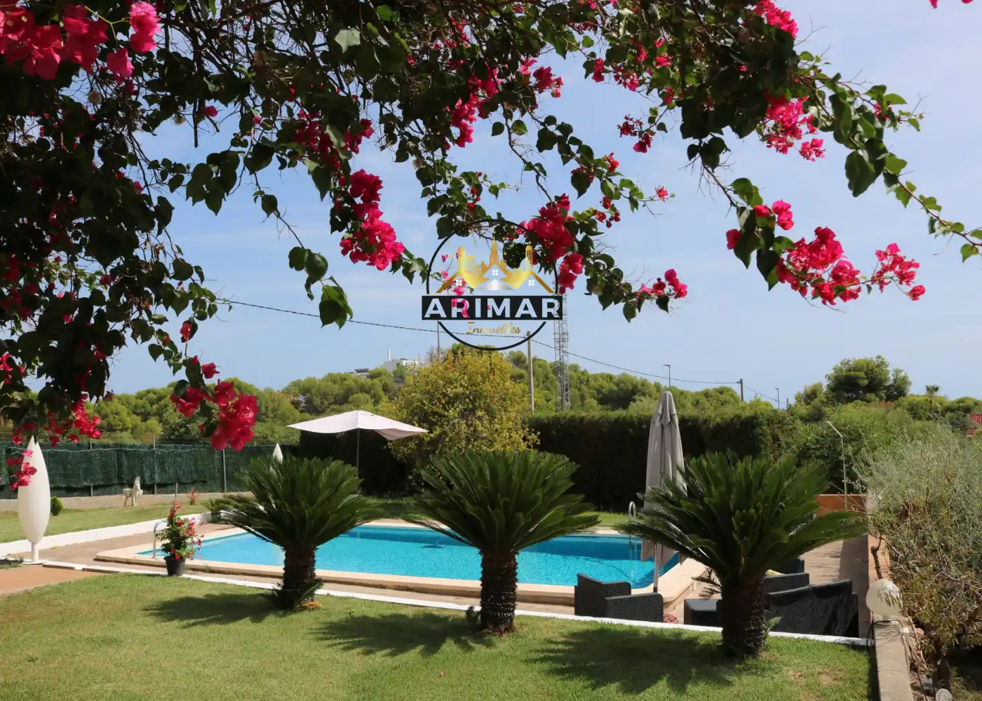 Jardí de Casa o xalet en venda en Benicasim / Benicàssim amb Calefacció, Jardí privat i Terrassa