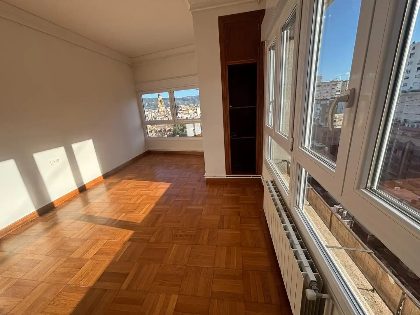 Bedroom of Apartments for rent in Murcia  with Air Conditioner and Heating