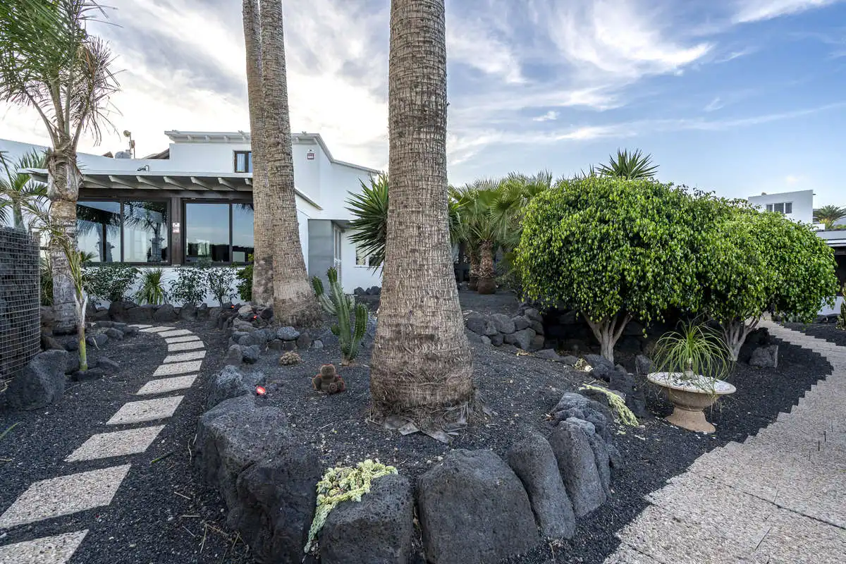 Exterior view of Houses for sale in Tías  with Private garden, Swimming Pool and Furnished