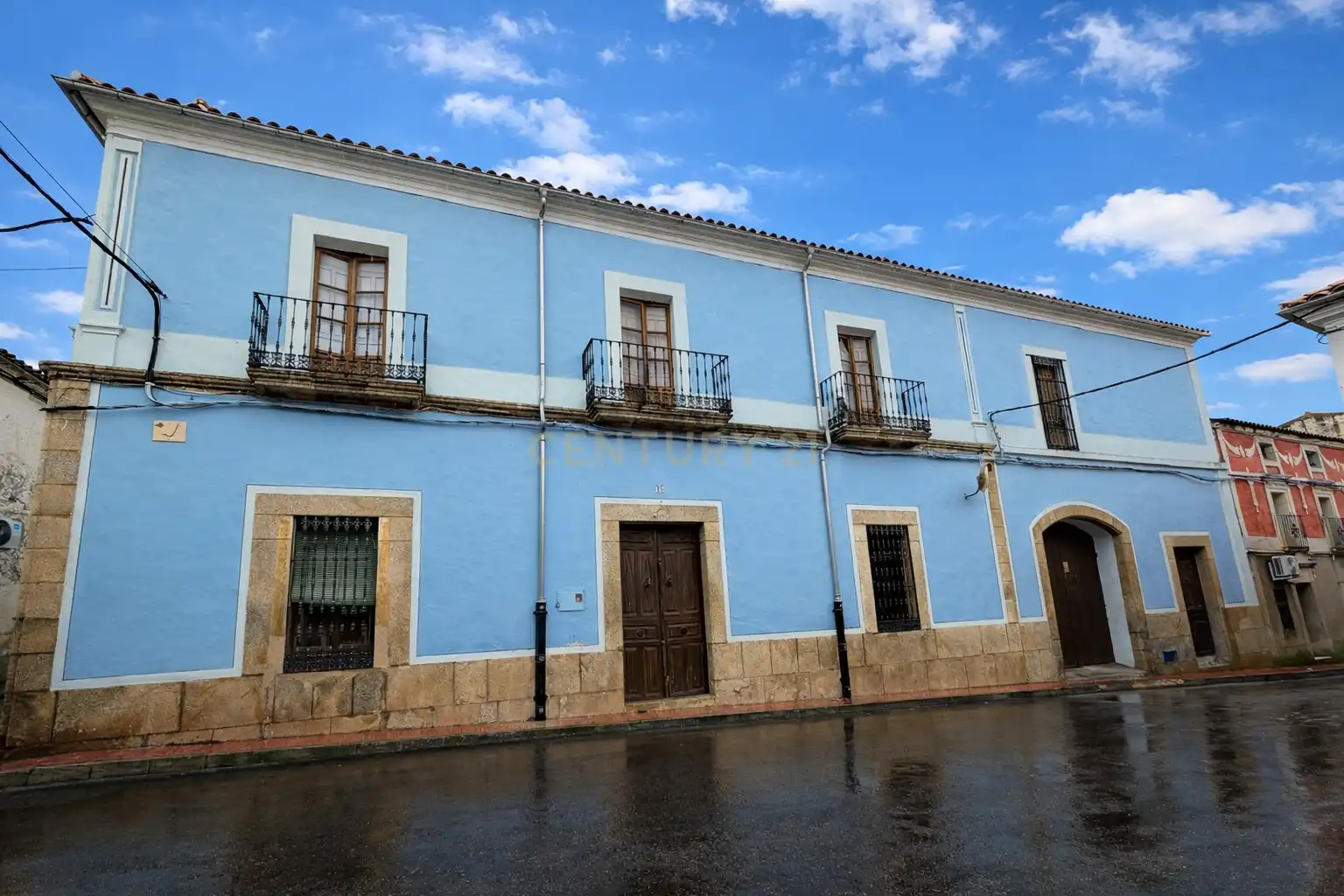 Vista exterior de Casa o chalet en venta en Madroñera con Jardín privado, Horno y Lavadora