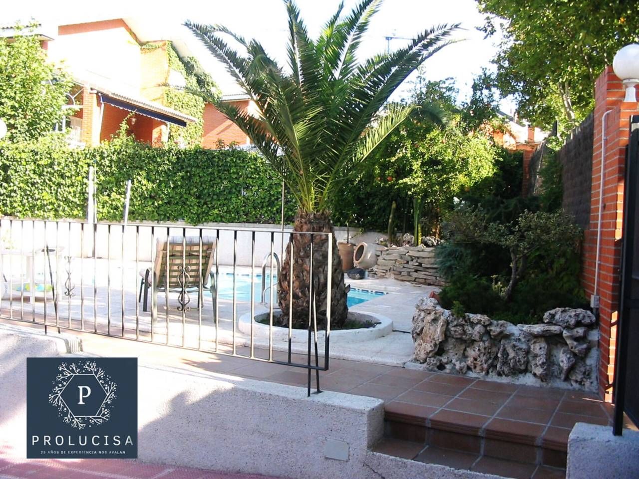 Garden of Houses for sale in Moraleja de Enmedio  with Air Conditioner, Heating and Terrace