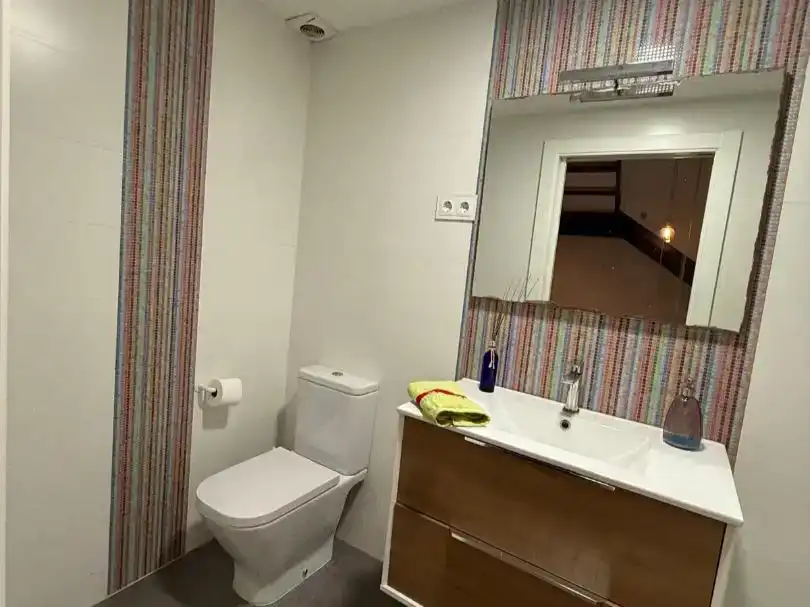 Bathroom of Detached homes for sale in Badalona  with Air Conditioner, Swimming Pool and Balcony
