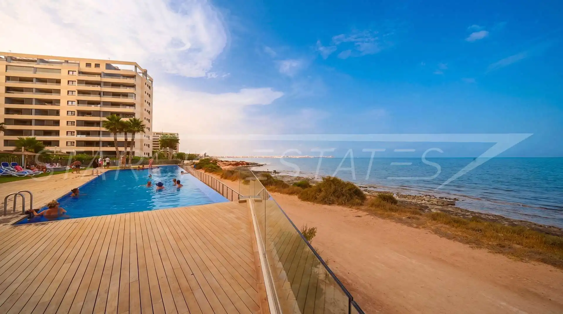 Piscina de Apartament en venda en Orihuela amb Aire condicionat, Jardí privat i Piscina