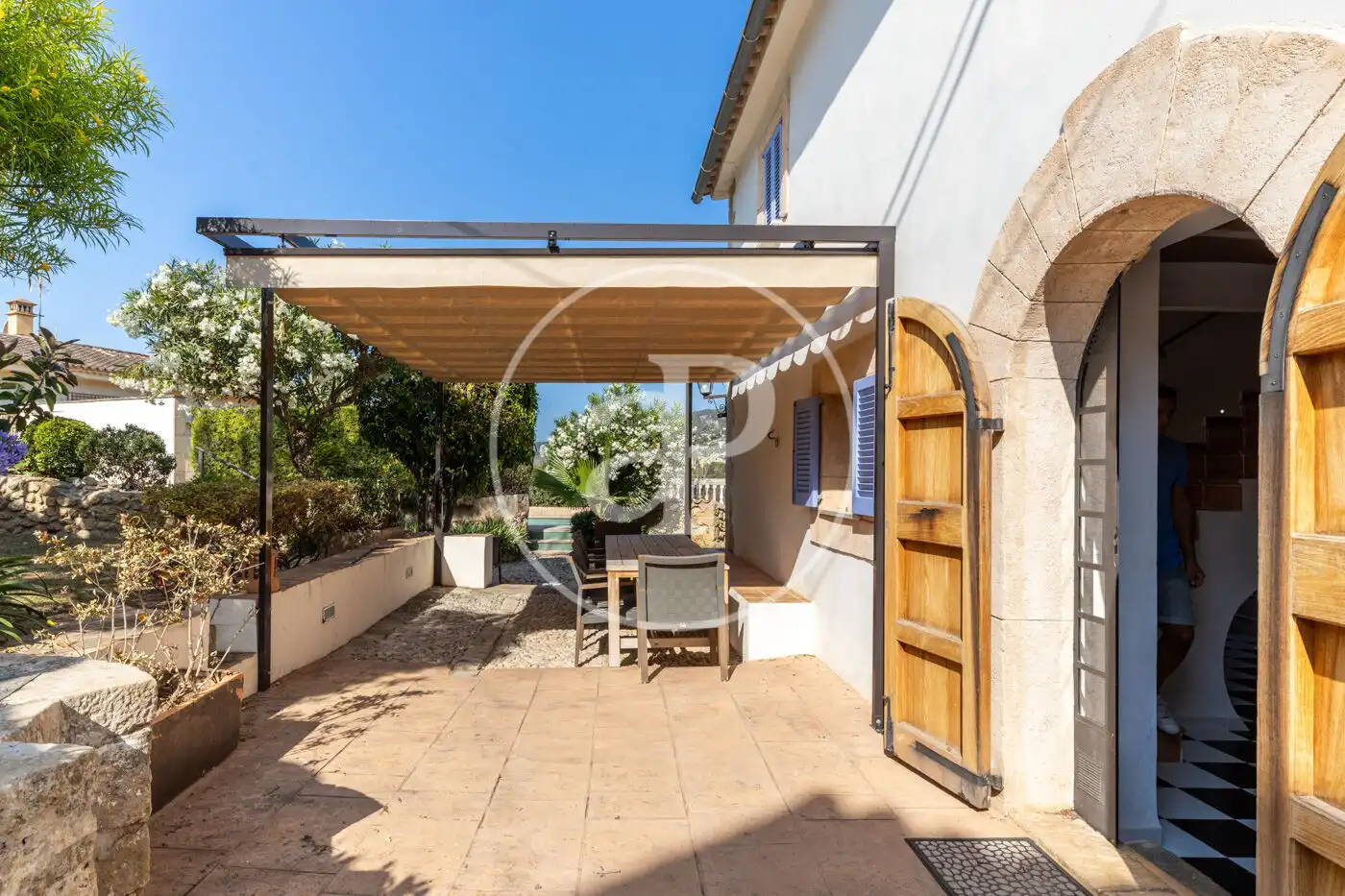 Vista exterior de Casa o xalet en venda en  Palma de Mallorca amb Aire condicionat, Calefacció i Jardí privat