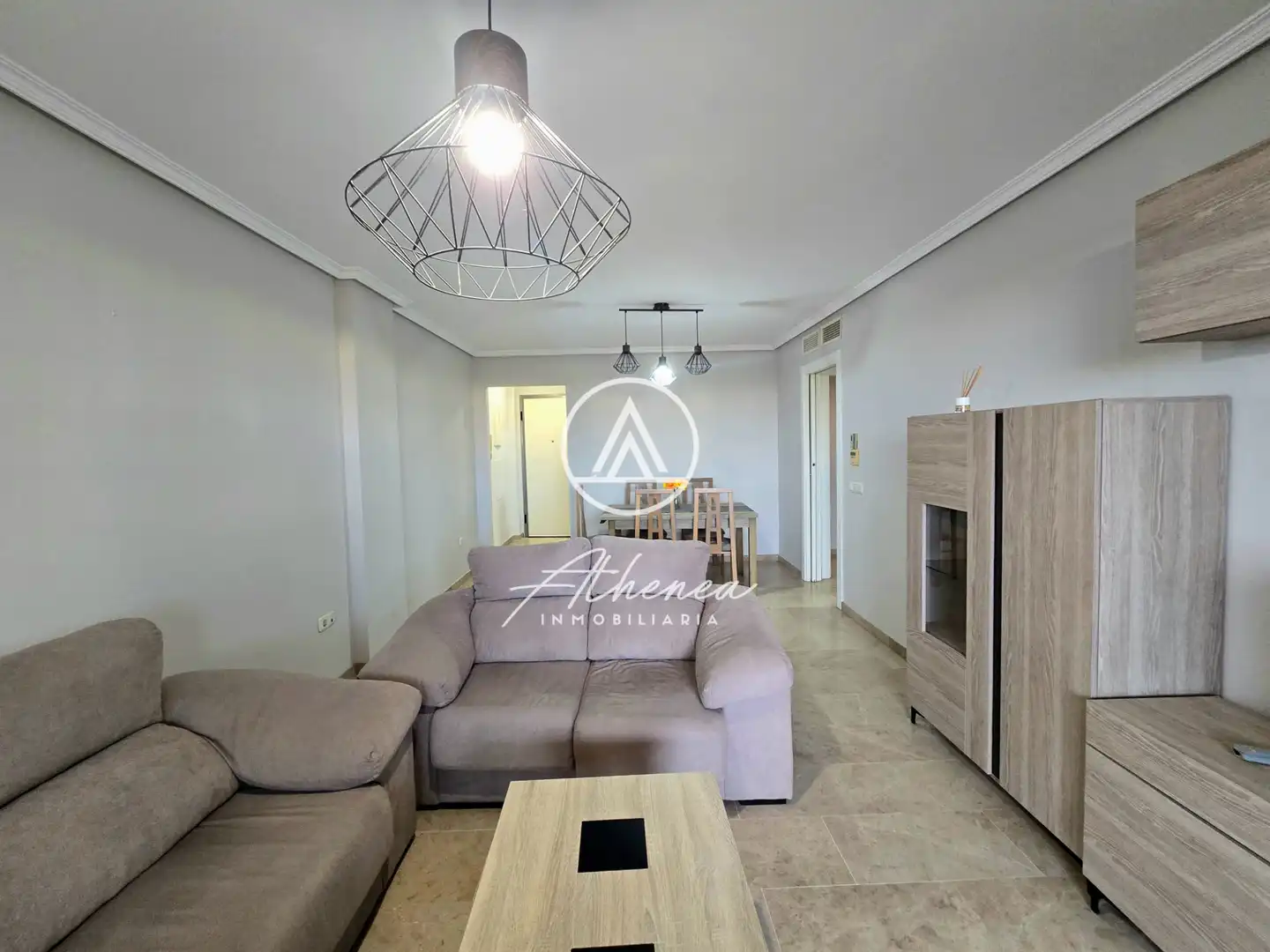 Sala de estar de Piso en venta en Roquetas de Mar con Aire acondicionado, Calefacción y Terraza