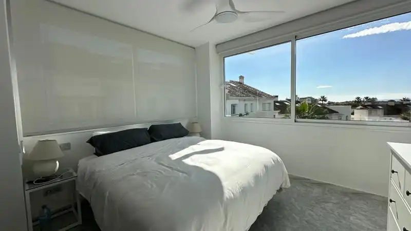 Bedroom of Detached homes for rent in Estepona  with Air Conditioner, Terrace and Storage room