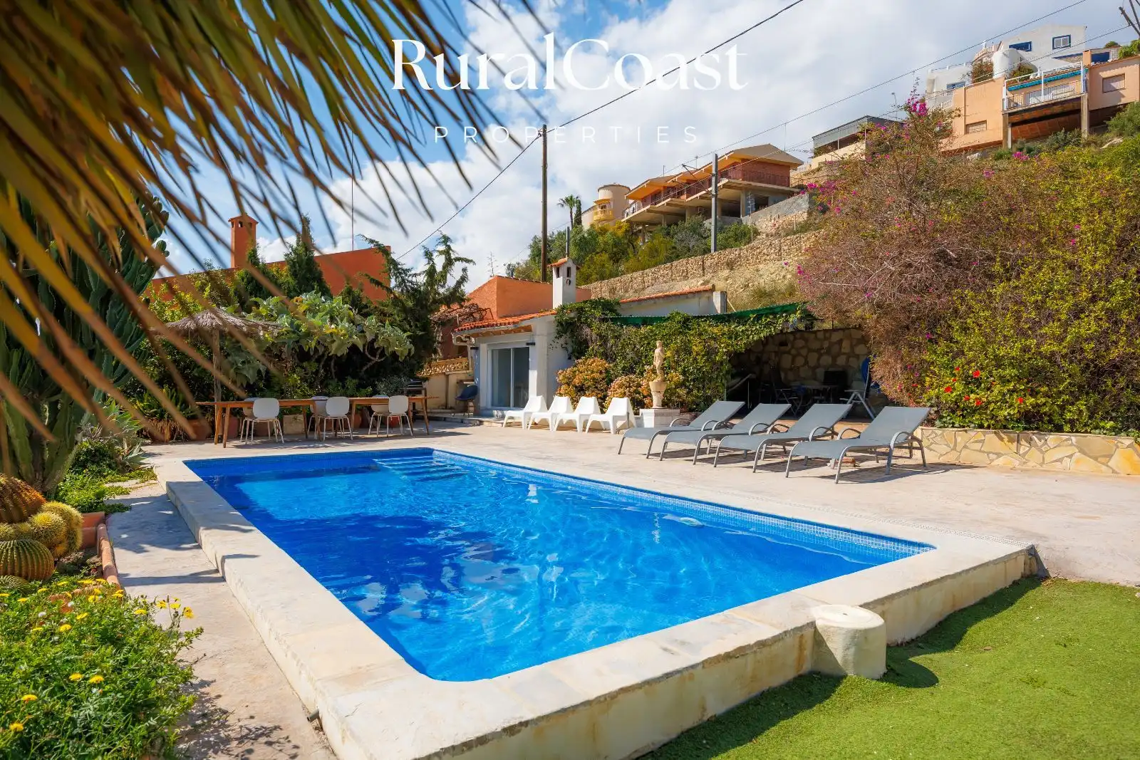 Exterior view of Detached homes for sale in El Campello  with Air Conditioner, Heating and Terrace