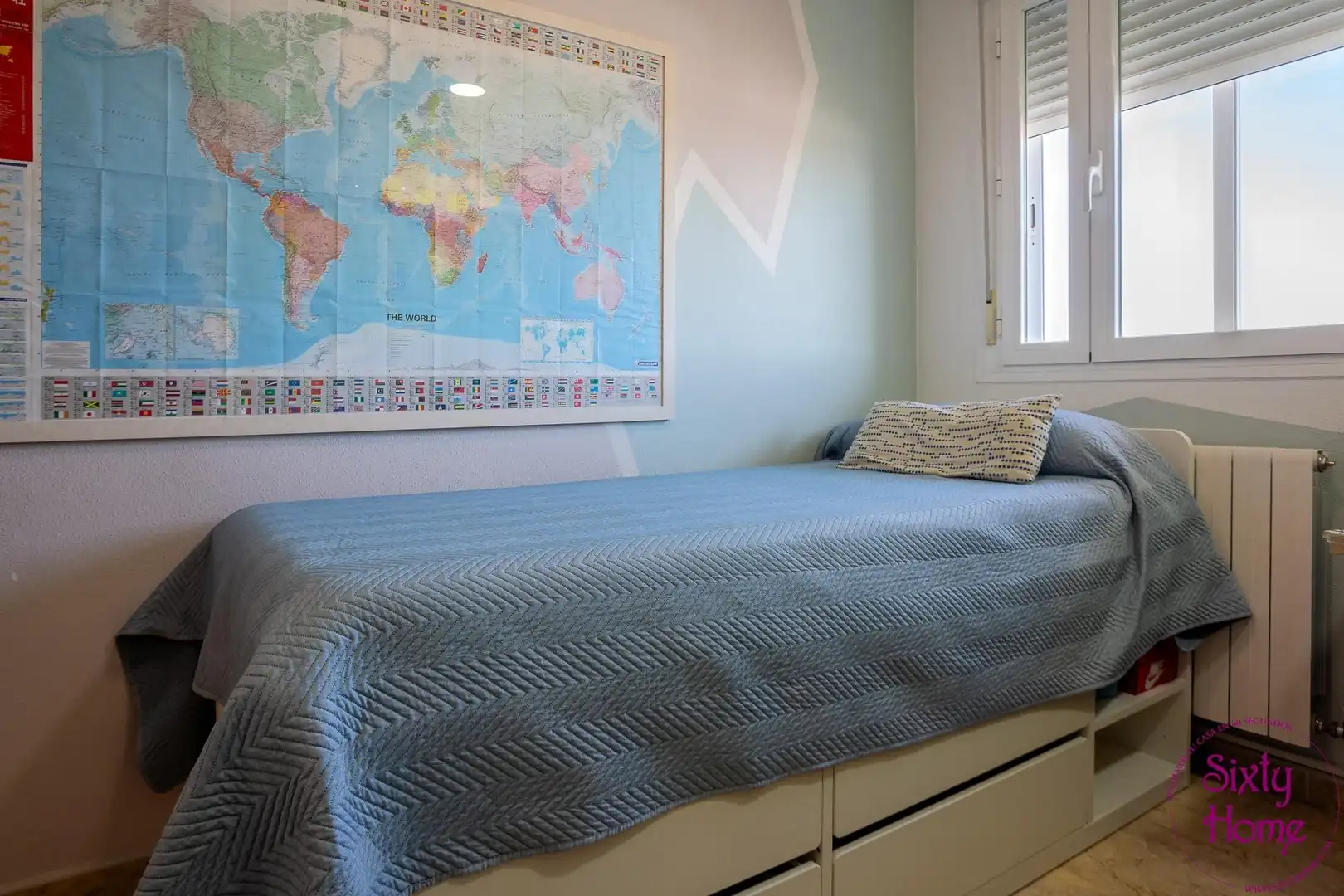 Bedroom of Flat for sale in Zaragoza  with Heating