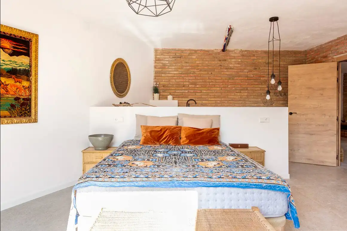 Bedroom of Houses for rent in Gavà  with Air Conditioner, Heating and Private garden