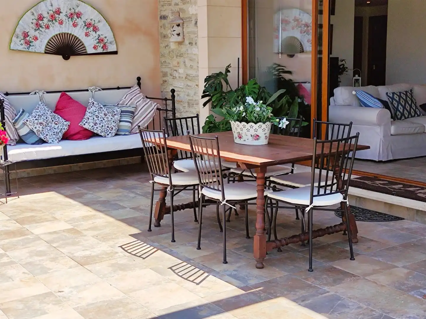 Terrasse von Country house zum Verkauf in Muro mit Klimaanlage, Heizung und Privatgarten