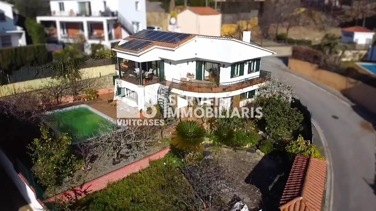 Vista exterior de Casa o chalet en venta en Sant Vicenç de Montalt con Calefacción, Jardín privado y Piscina