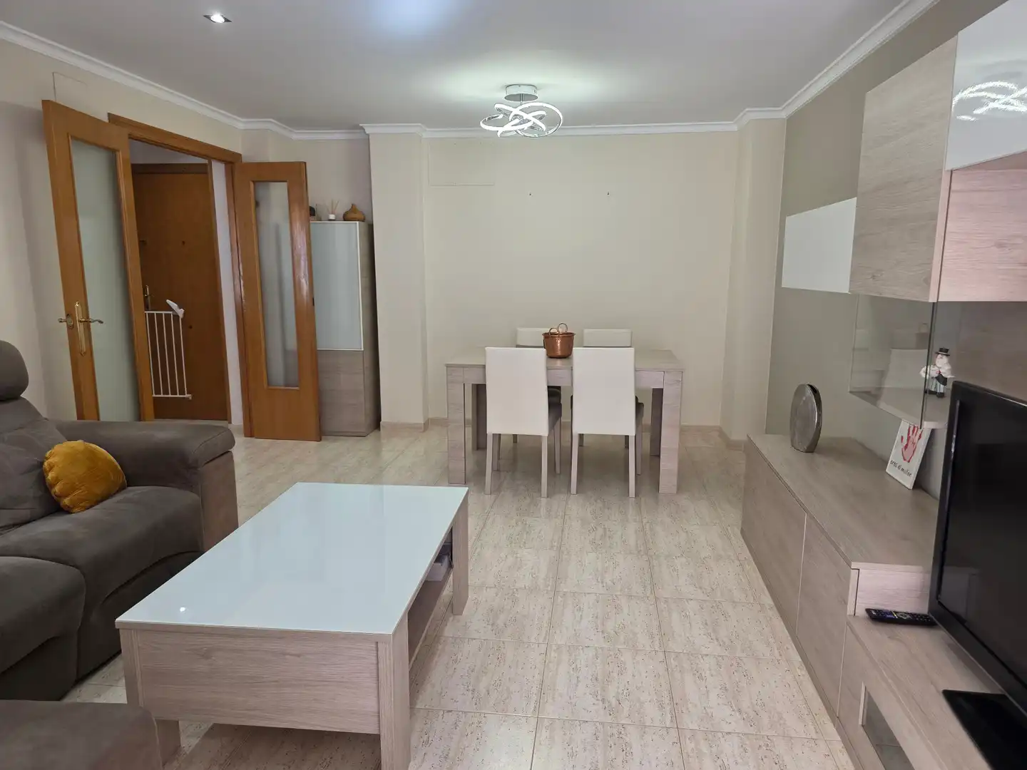 Sala de estar de Piso en venta en Almazora / Almassora con Aire acondicionado, Terraza y Trastero