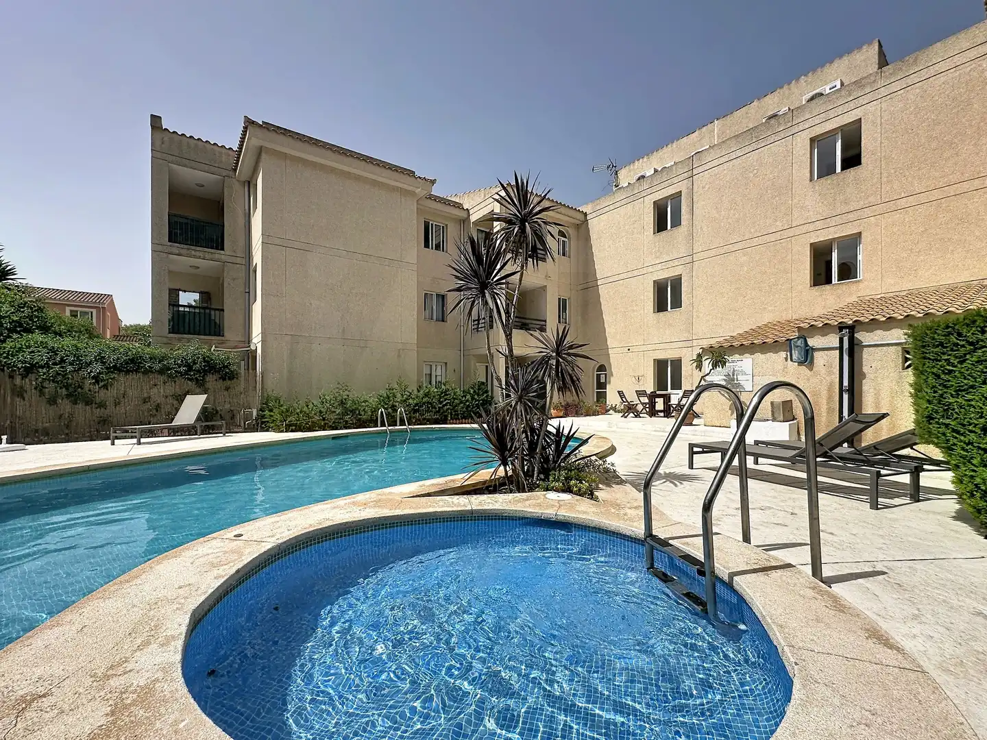Swimming pool of Flat for sale in Pollença  with Air Conditioner, Terrace and Swimming Pool