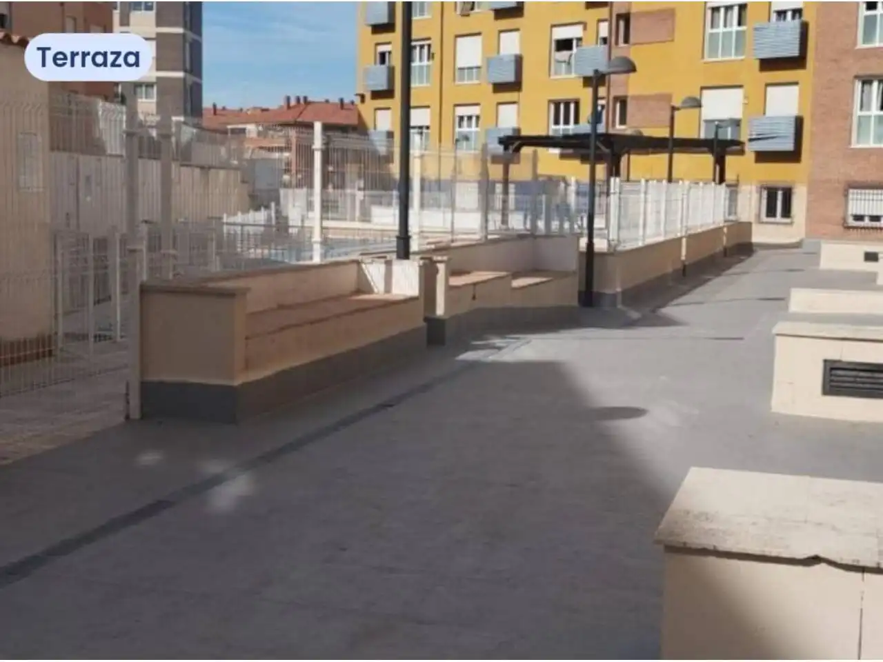 Terraza de Piso de alquiler en Ocaña con Aire acondicionado, Calefacción y Parquet