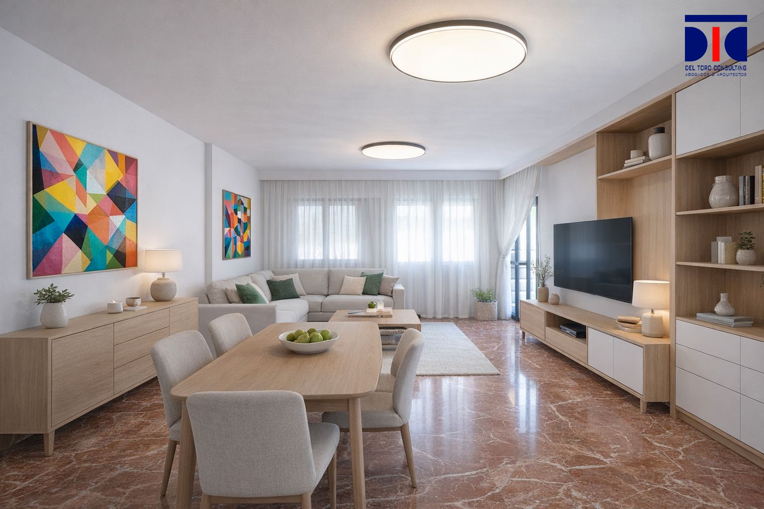 Sala d'estar de Pis en venda en  Sevilla Capital amb Aire condicionat, Calefacció i Parquet