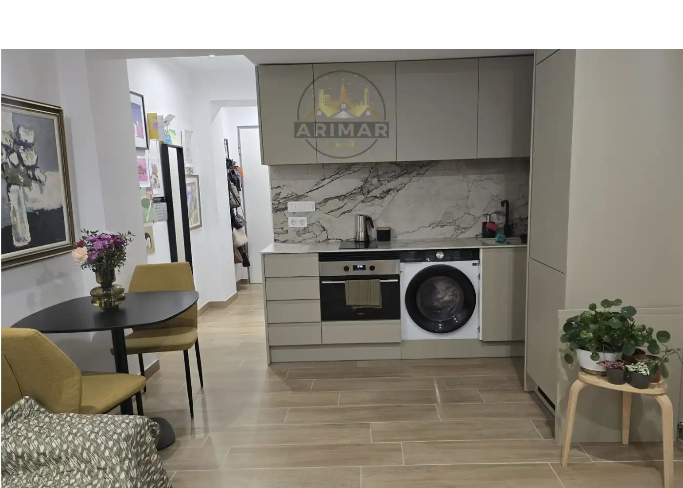 Küche von Wohnung zum Verkauf in Castellón de la Plana / Castelló de la Plana mit Möbliert, Ofen und Waschmaschine