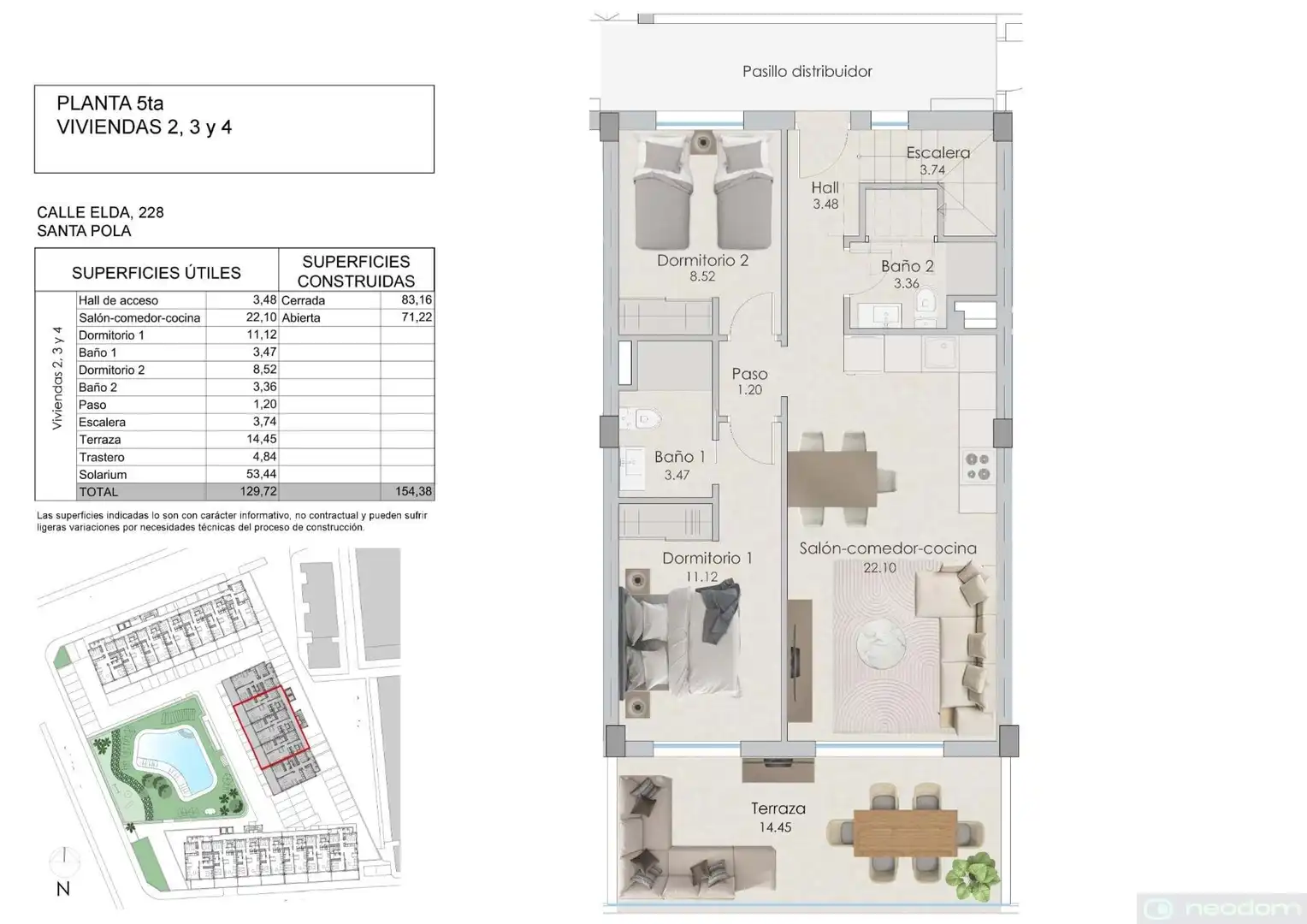 Ático en venta en Santa Pola ciudad, imagen 7