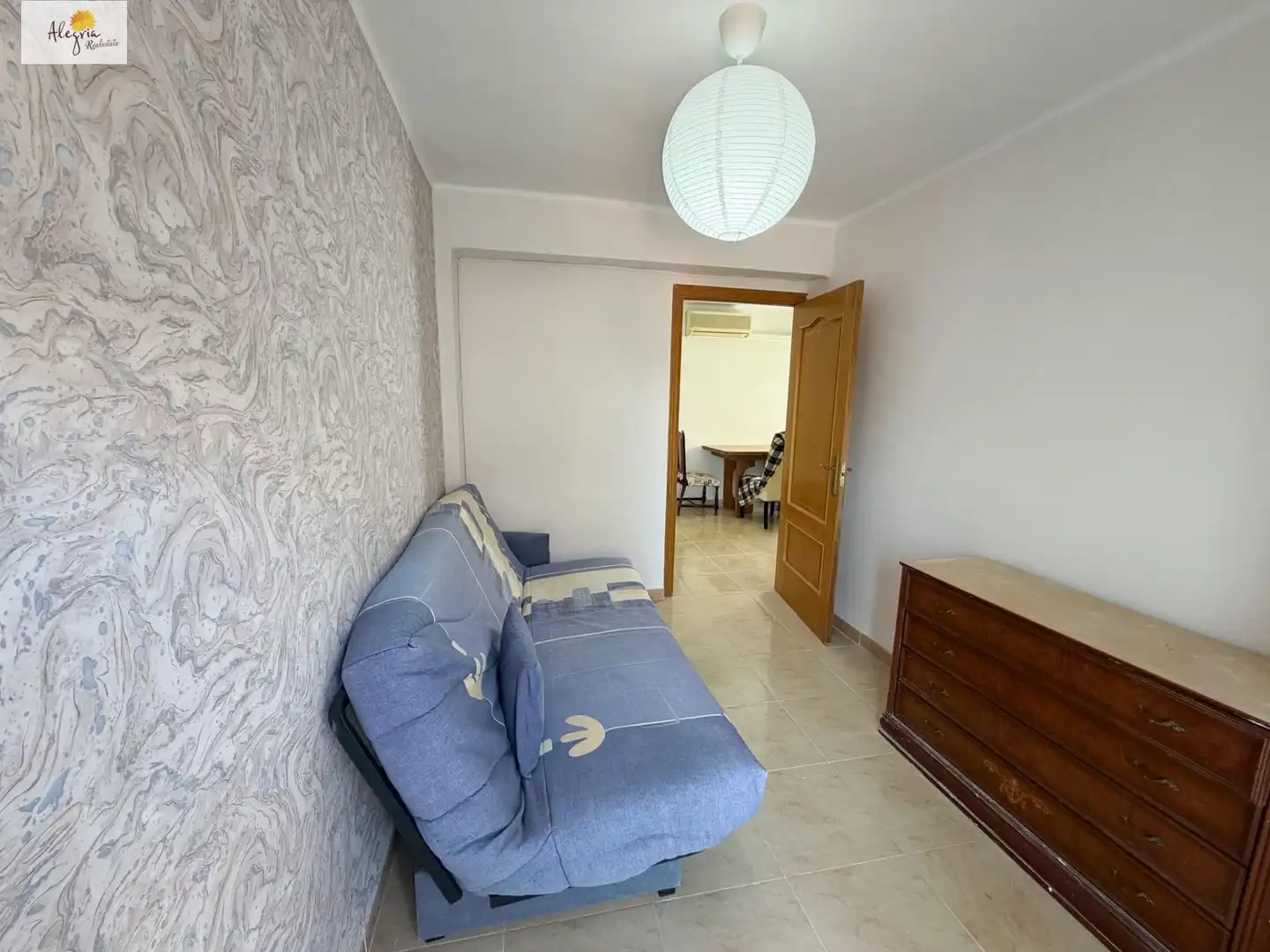 Schlafzimmer von Wohnungen zum Verkauf in Massanassa mit Klimaanlage, Möbliert und Balkon