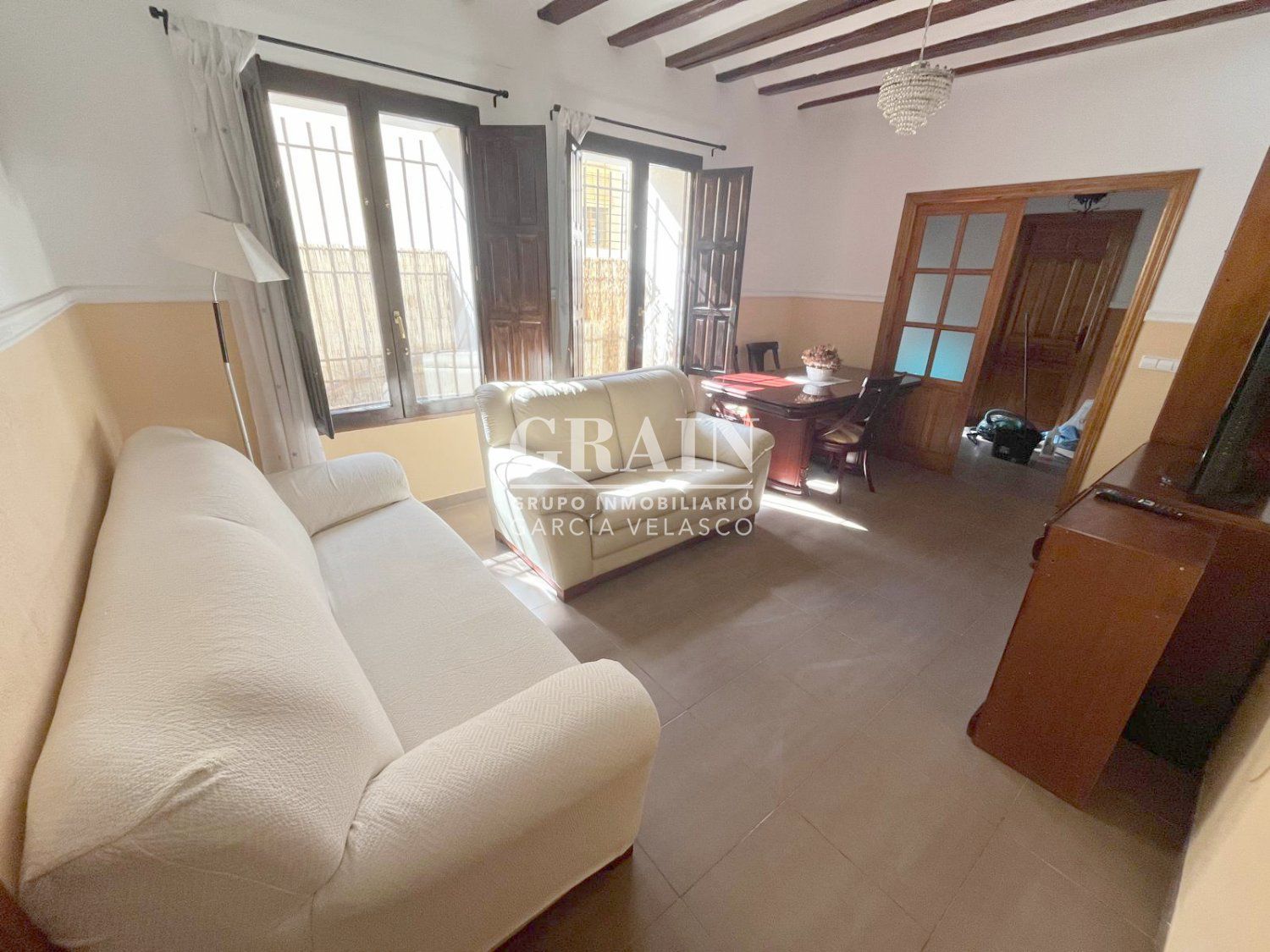 Vista exterior de Casa o chalet en venta en Chinchilla de Monte-Aragón con Calefacción y Trastero