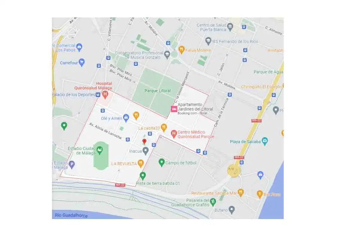 Vista exterior de Garaje en venta en Málaga