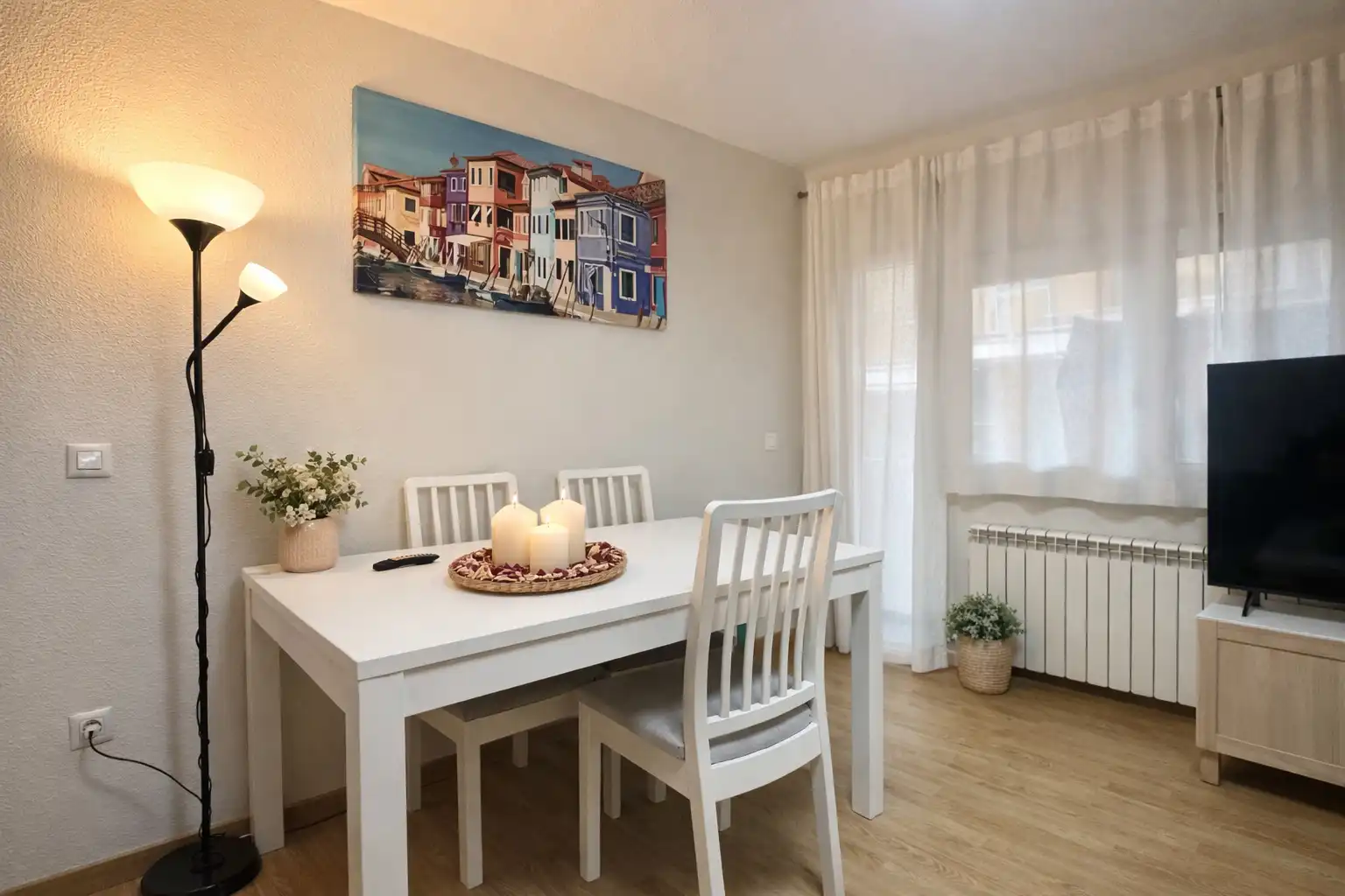 Esszimmer von Wohnung zum Verkauf in Hoyo de Manzanares mit Abstellraum, Balkon und Gemeinschaftspool