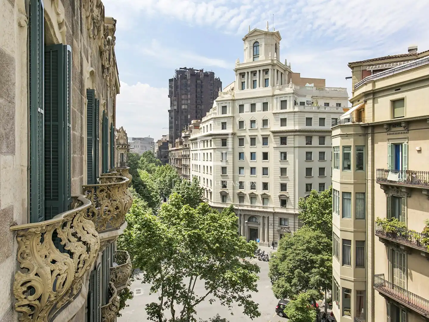 Exterior view of Flat for sale in Barcelona  with Air Conditioner, Heating and Parquet flooring