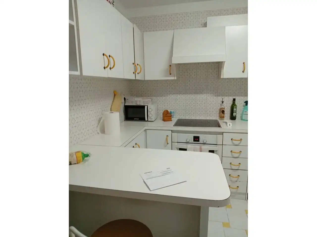 Küche von Wohnung zur Miete in Valdés - Luarca mit Heizung, Parkett und Möbliert