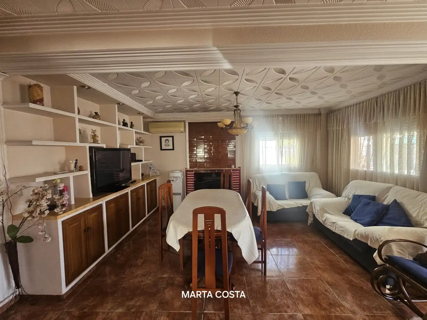 Sala d'estar de Casa o xalet en venda en Palma de Gandia amb Aire condicionat, Calefacció i Jardí privat