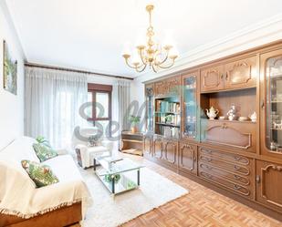 Living room of Flat for sale in San Martín del Rey Aurelio  with Heating, Terrace and Furnished