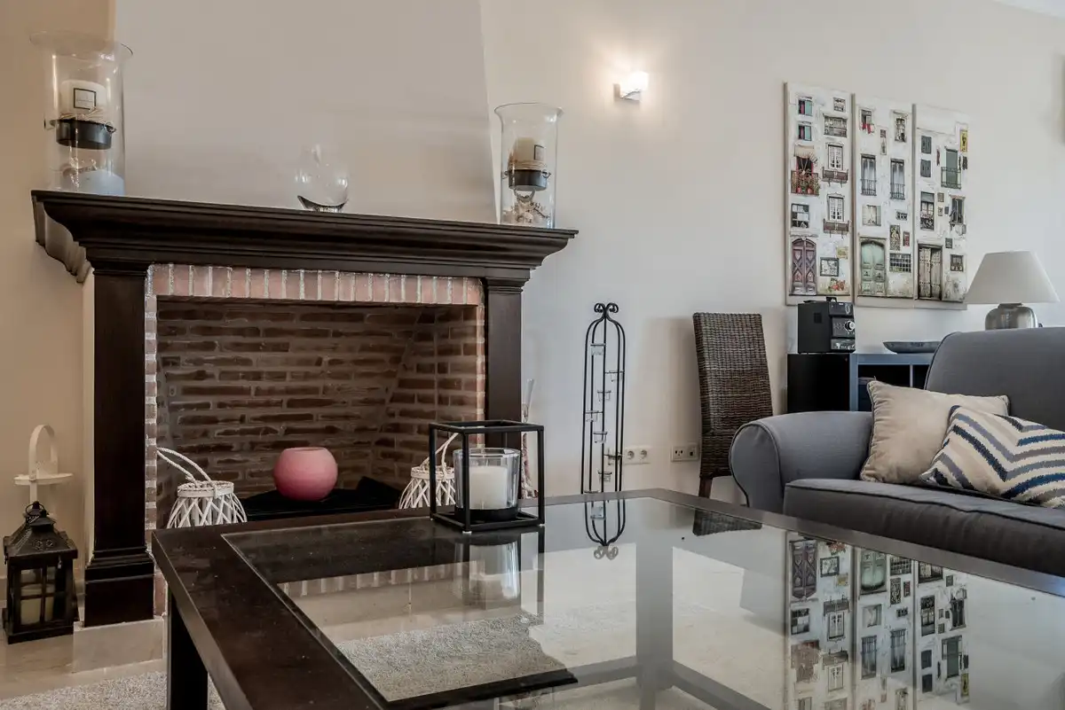Sala d'estar de Casa o xalet en venda en Málaga amb Aire condicionat, Terrassa i Moblat
