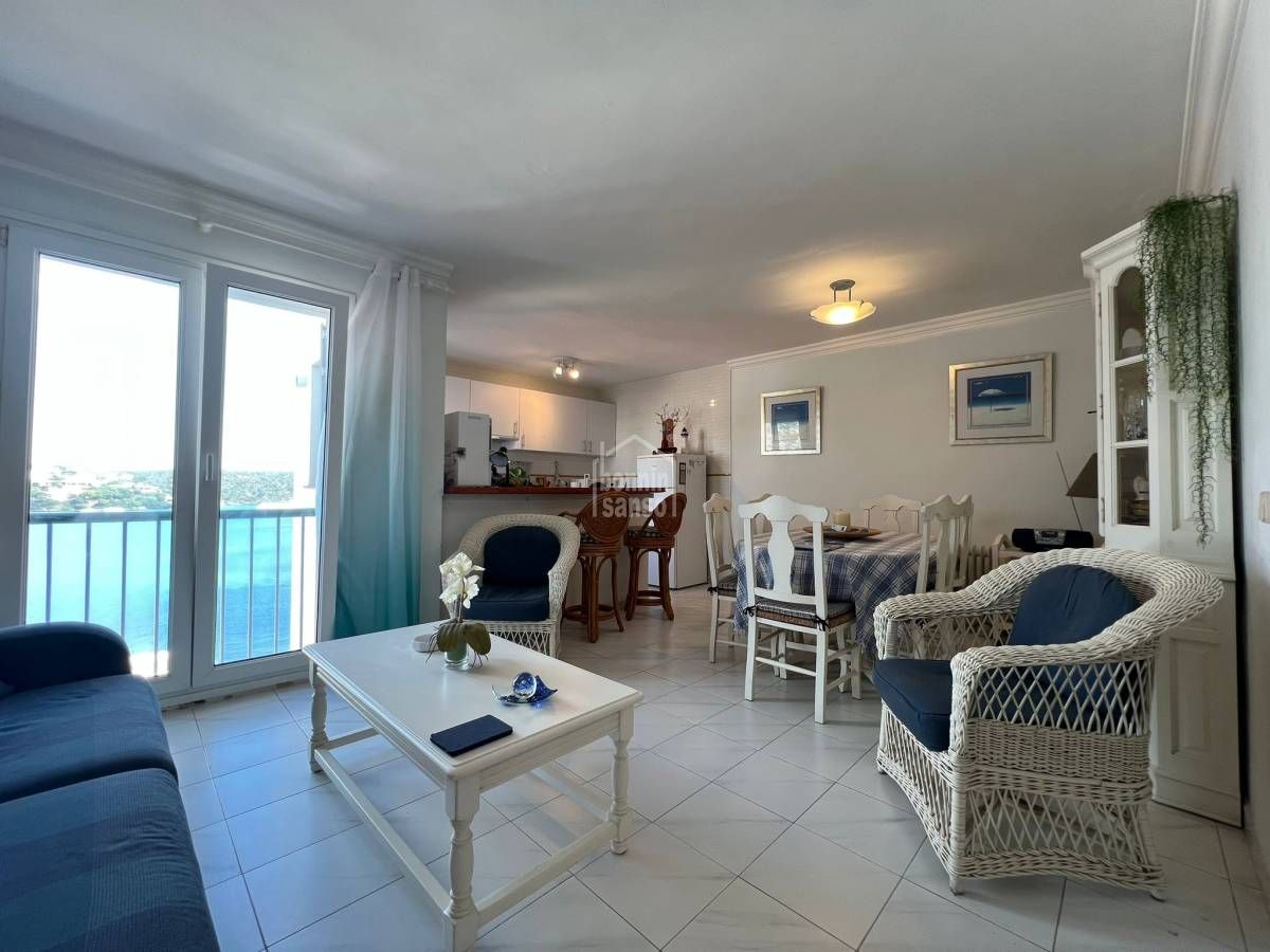 Living room of Apartment for sale in Es Castell  with Terrace and Furnished