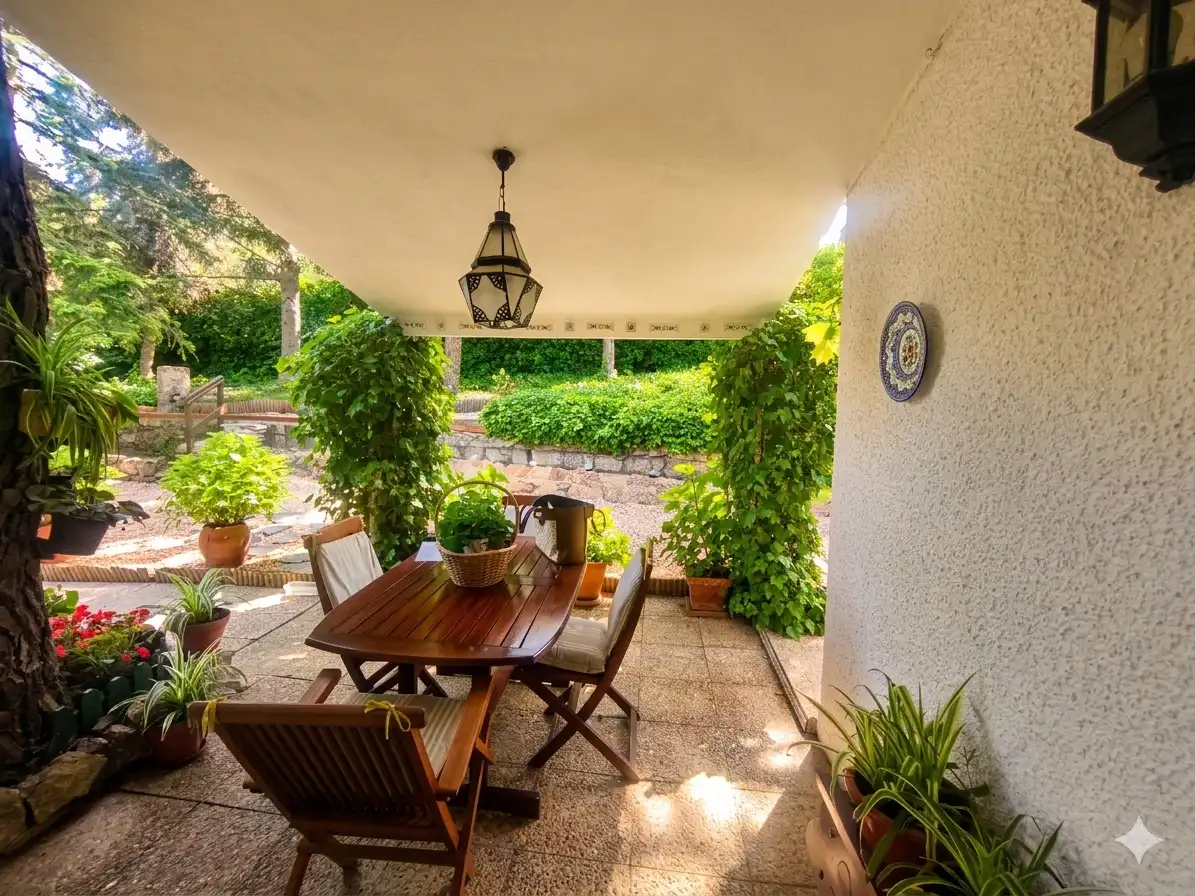 Terrasse von Haus oder Chalet zum Verkauf in Robledo de Chavela mit Heizung, Privatgarten und Terrasse