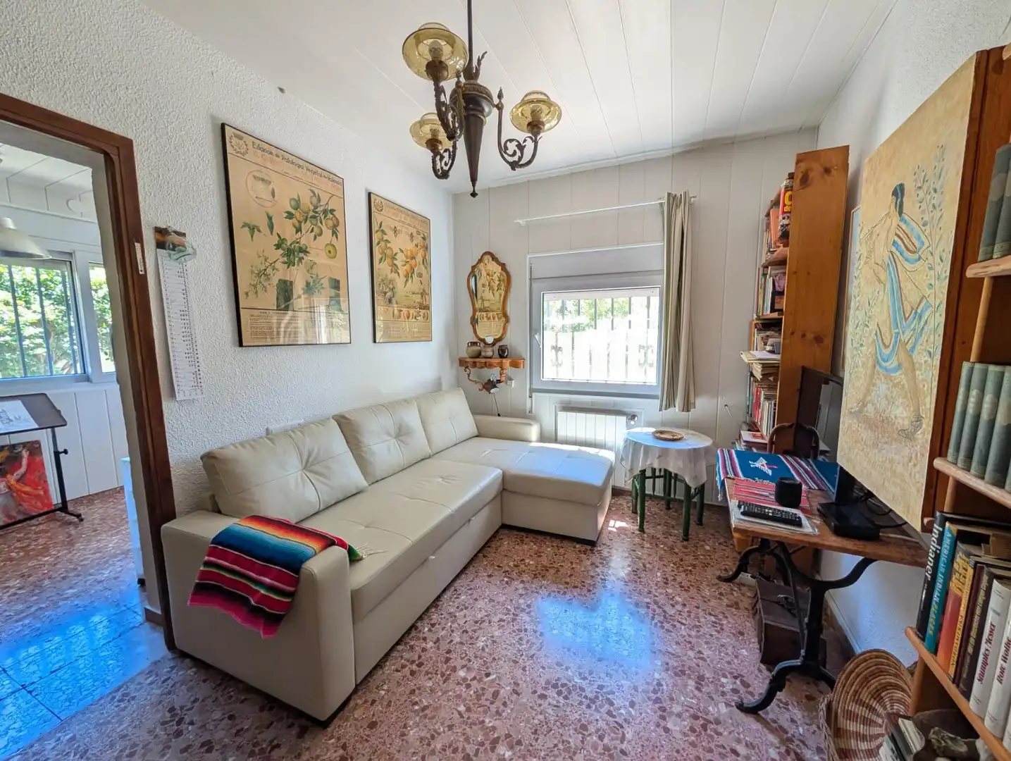 Sala d'estar de Casa o xalet en venda en Gandia amb Aire condicionat, Jardí privat i Terrassa