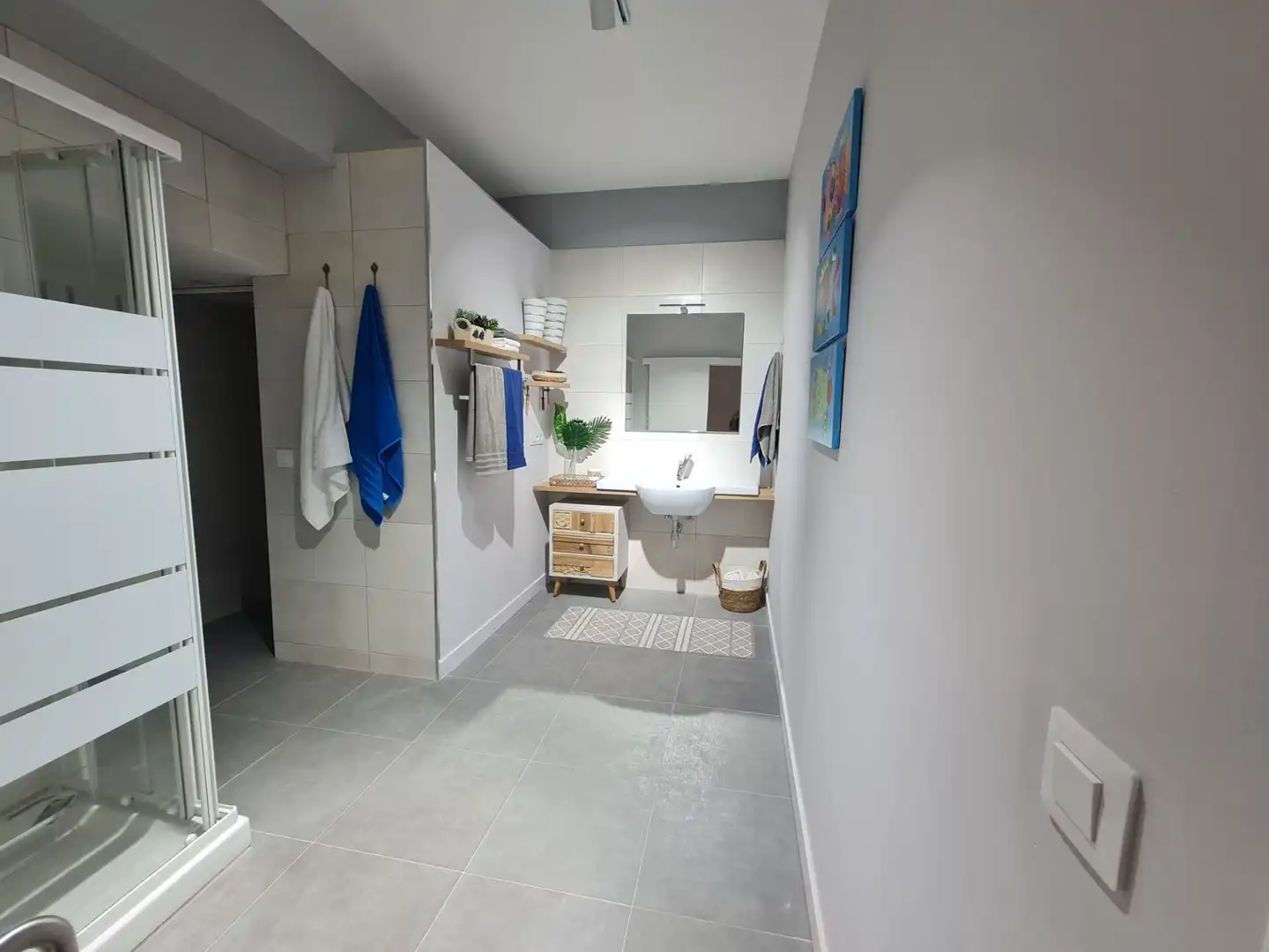 Bany de Apartament de lloguer en Las Palmas de Gran Canaria amb Moblat