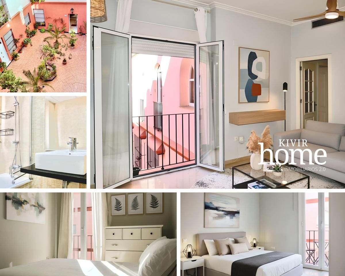Bedroom of Flat for sale in  Sevilla Capital  with Air Conditioner