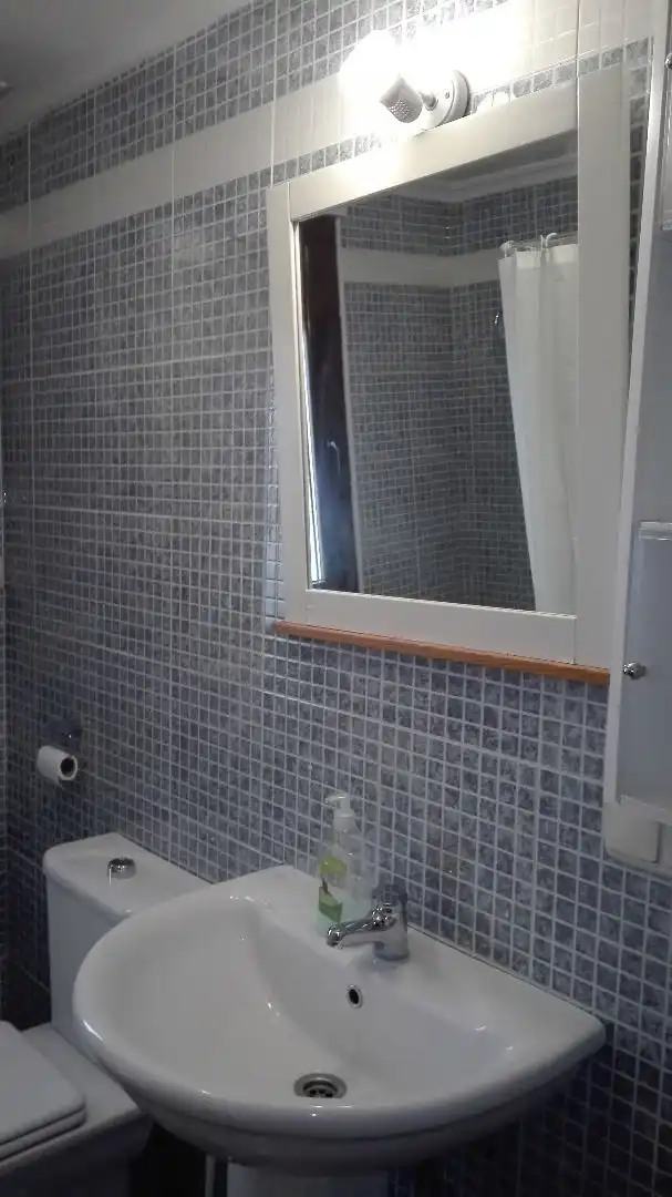 Baño de Apartamento de alquiler en Salamanca con Calefacción, Parquet y Trastero