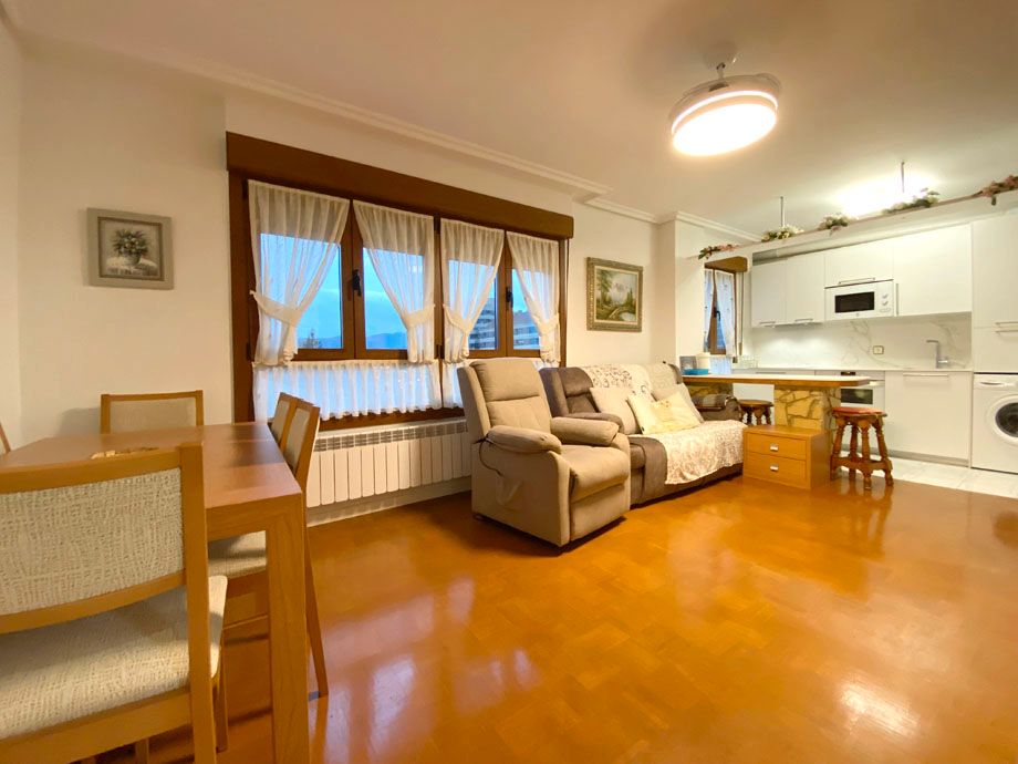 Sala d'estar de Pis en venda en Vitoria - Gasteiz amb Calefacció, Parquet i Traster