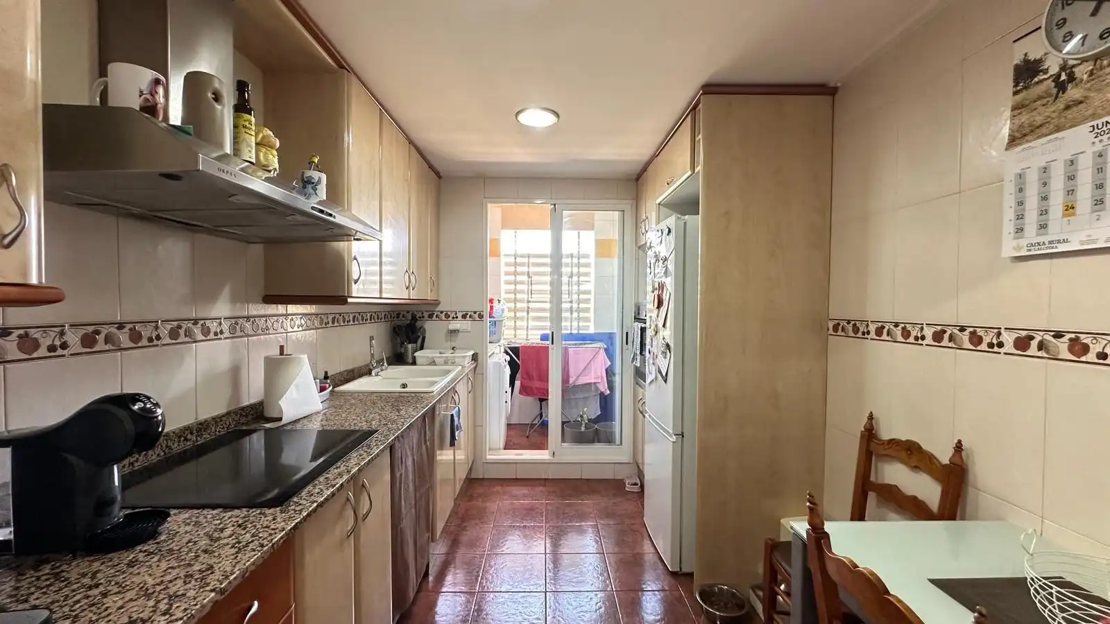 Küche von Wohnung zum Verkauf in Carlet mit Klimaanlage und Heizung