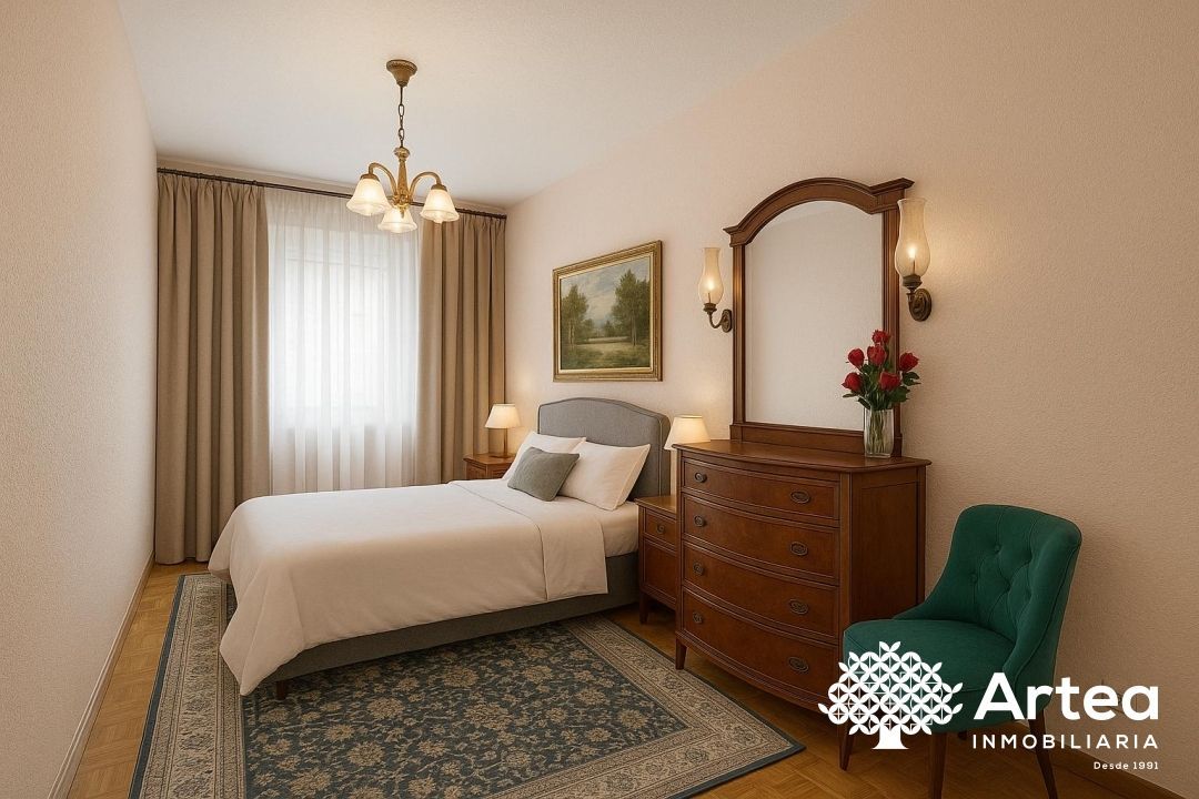 Bedroom of Flat for sale in Bilbao   with Heating