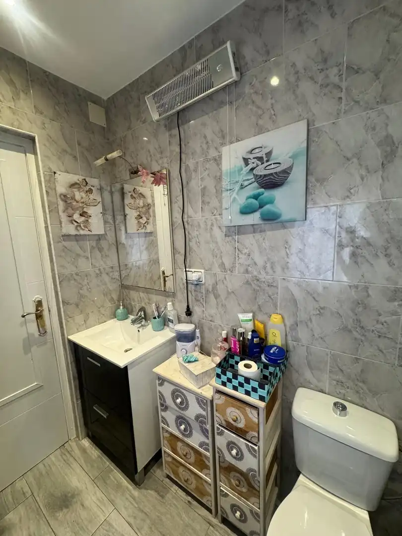 Badezimmer von Haus oder Chalet zur Miete in Trijueque mit Terrasse