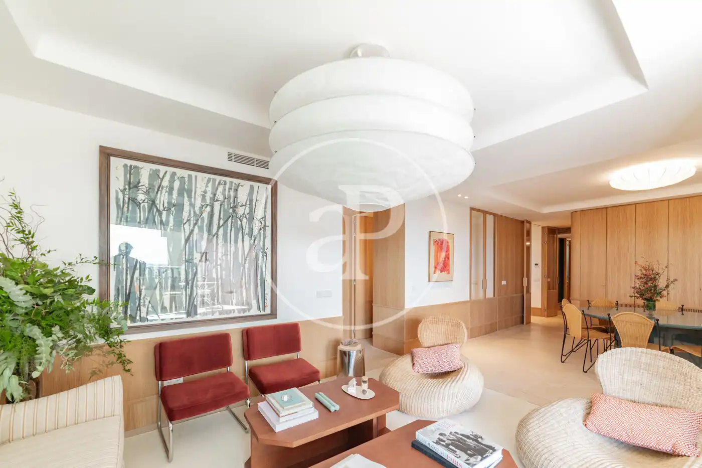 Wohnzimmer von Wohnung zum Verkauf in Madrid mit Klimaanlage, Heizung und Terrasse