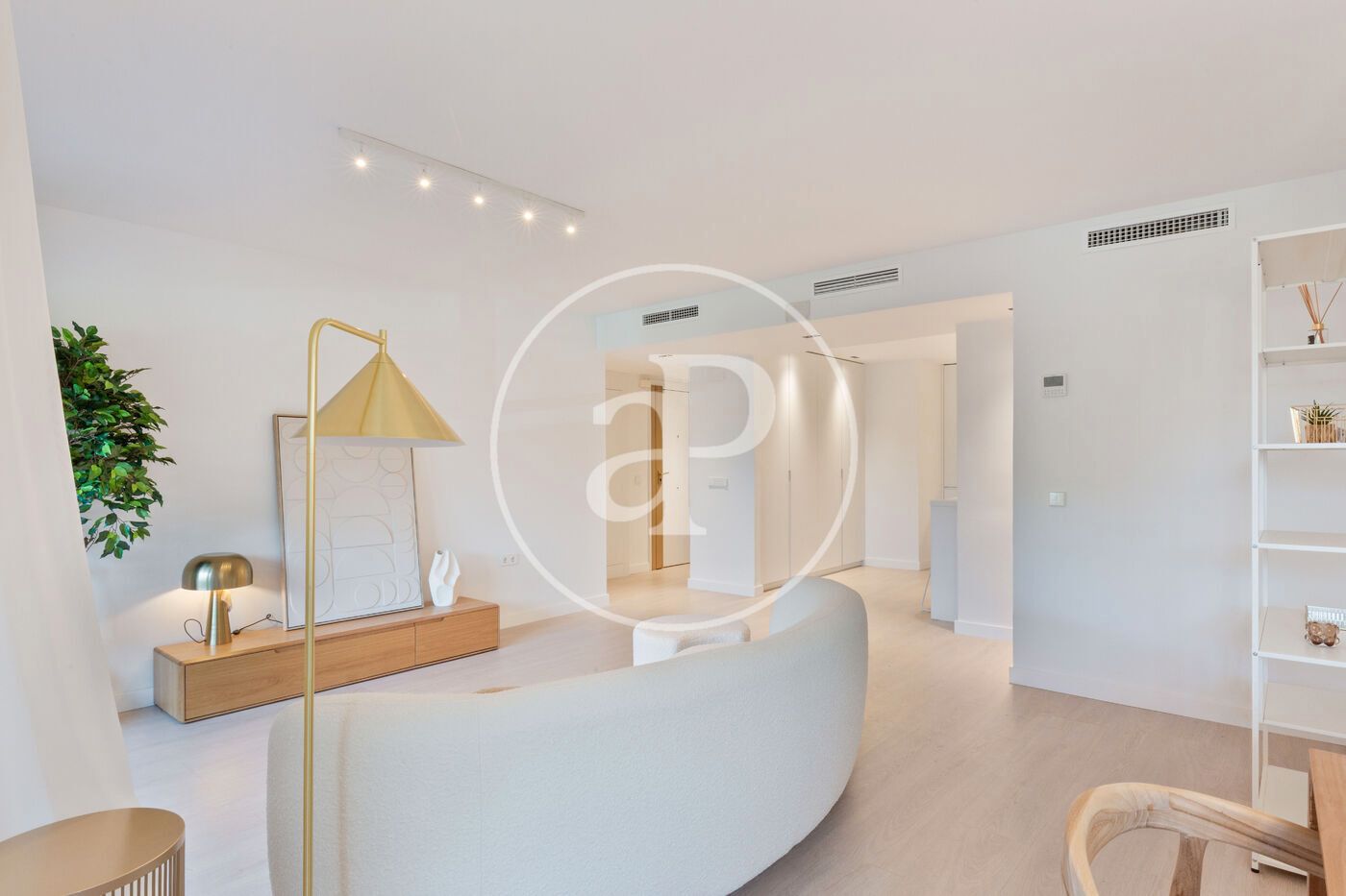 Sala d'estar de Pis en venda en  Valencia Capital amb Aire condicionat, Calefacció i Terrassa