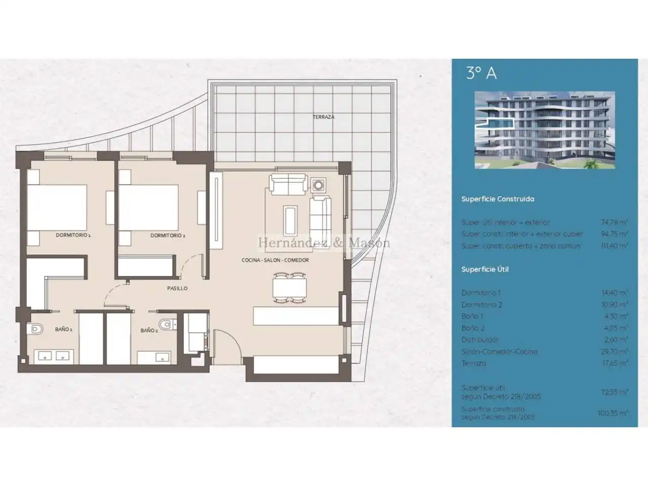 Penthouse mit Pool zum Verkauf in Torrequebrada, imagen 11