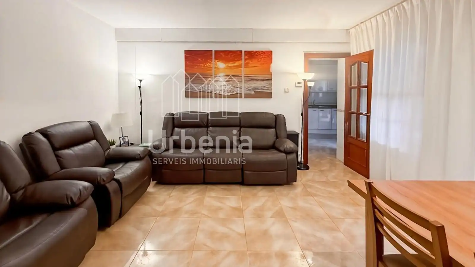 Living room of Flat for sale in Mataró  with Air Conditioner, Heating and Terrace