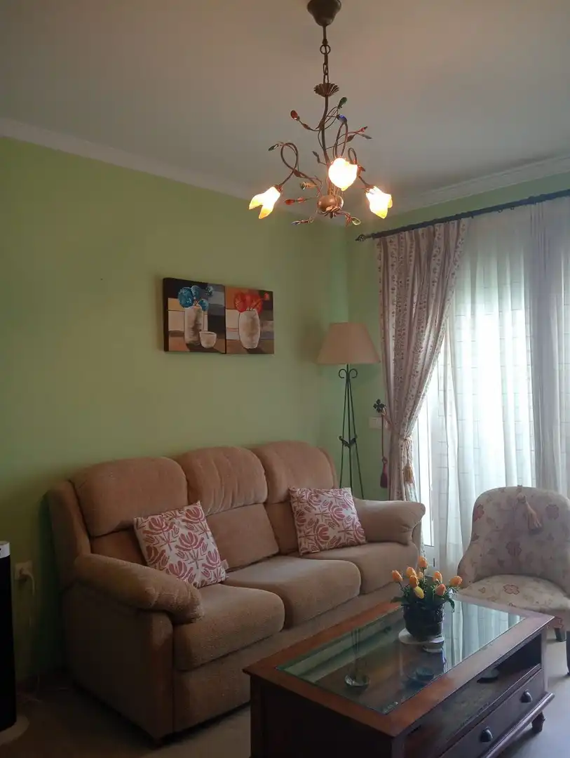 Wohnzimmer von Wohnung zum Verkauf in Conil de la Frontera mit Klimaanlage, Heizung und Terrasse